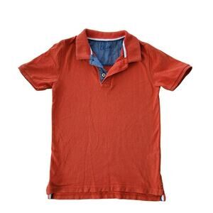 Mini Boden Orange Polo Shirt